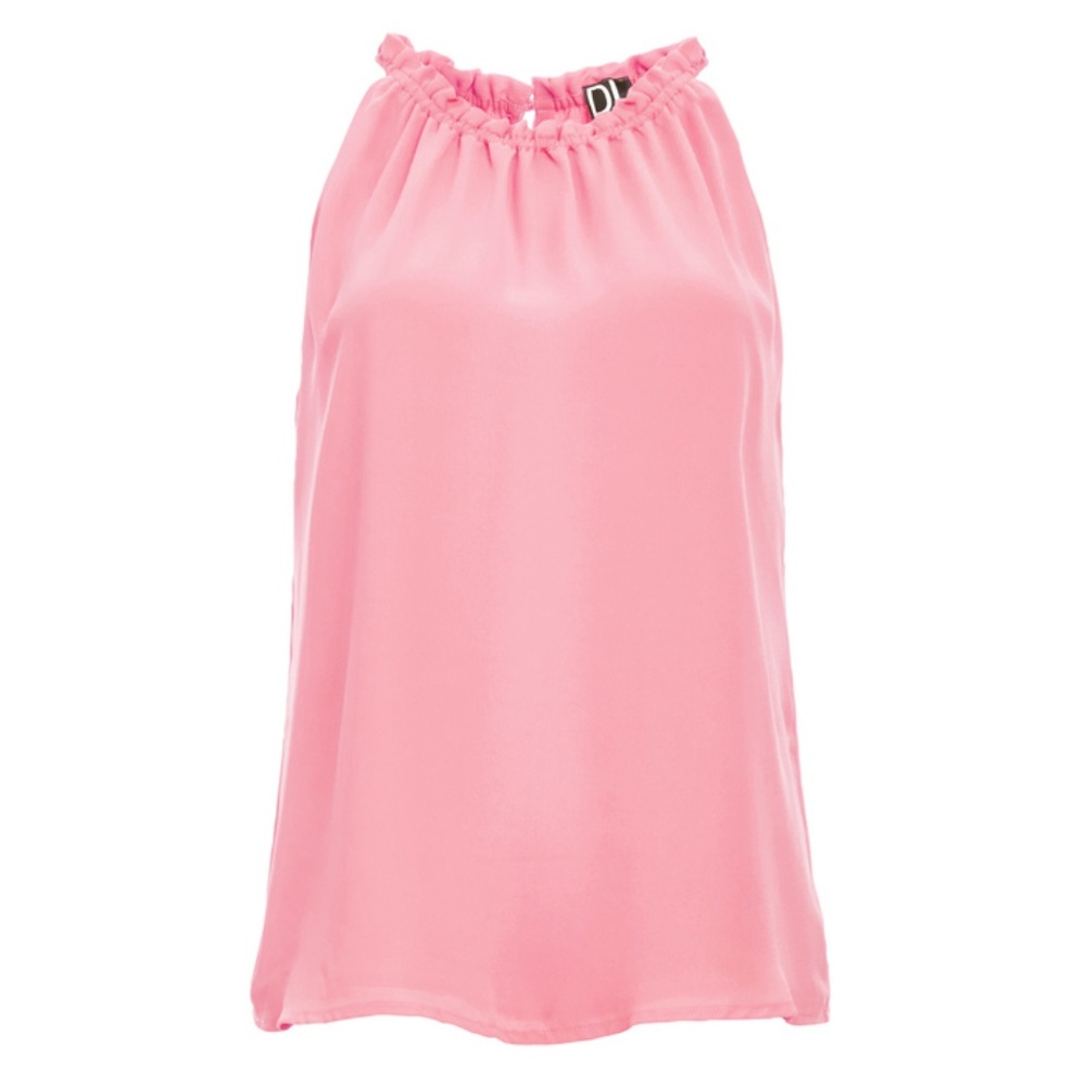KAITLYN RUCHED NECK TOP- NWT